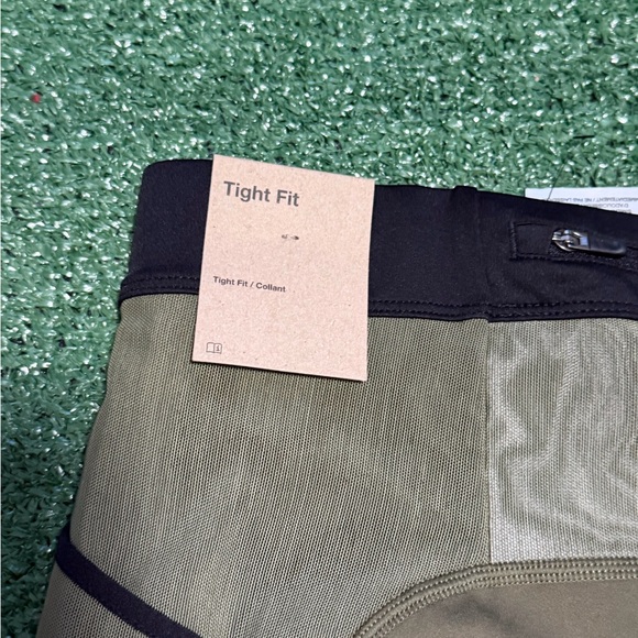 NWT Men’s Nike Trail Dri-FIT Lava Loops Olive Green Running 1/2 Tights $90 Sz L - Picture 6 of 7